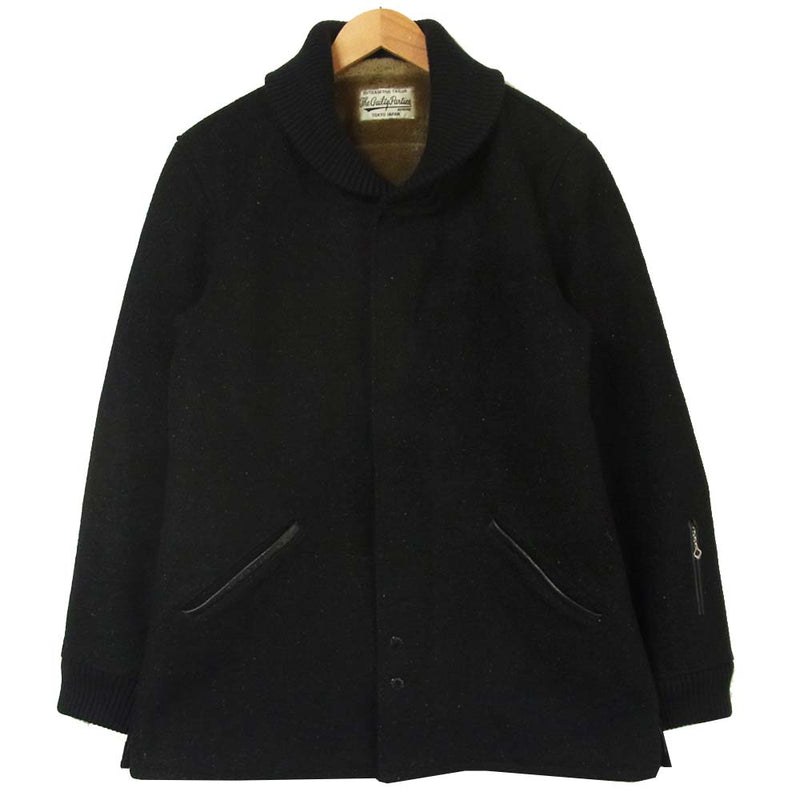 WACKO MARIA ワコマリア ウルフズヘッド WOLF'S HEAD CAR CLUB JACKET メルトン ウール カークラブ ジャケット  ブラック系 XL【中古】