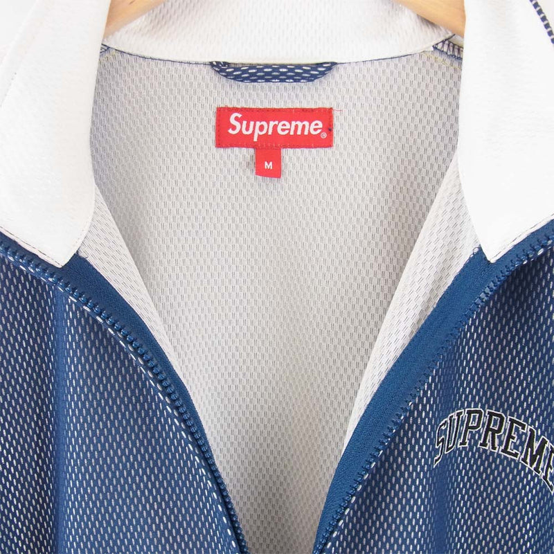 Supreme シュプリーム 18SS Bonded Mesh Track Jacket ボンデッド メッシュ トラックジャケット ブルー系  M【美品】【中古】