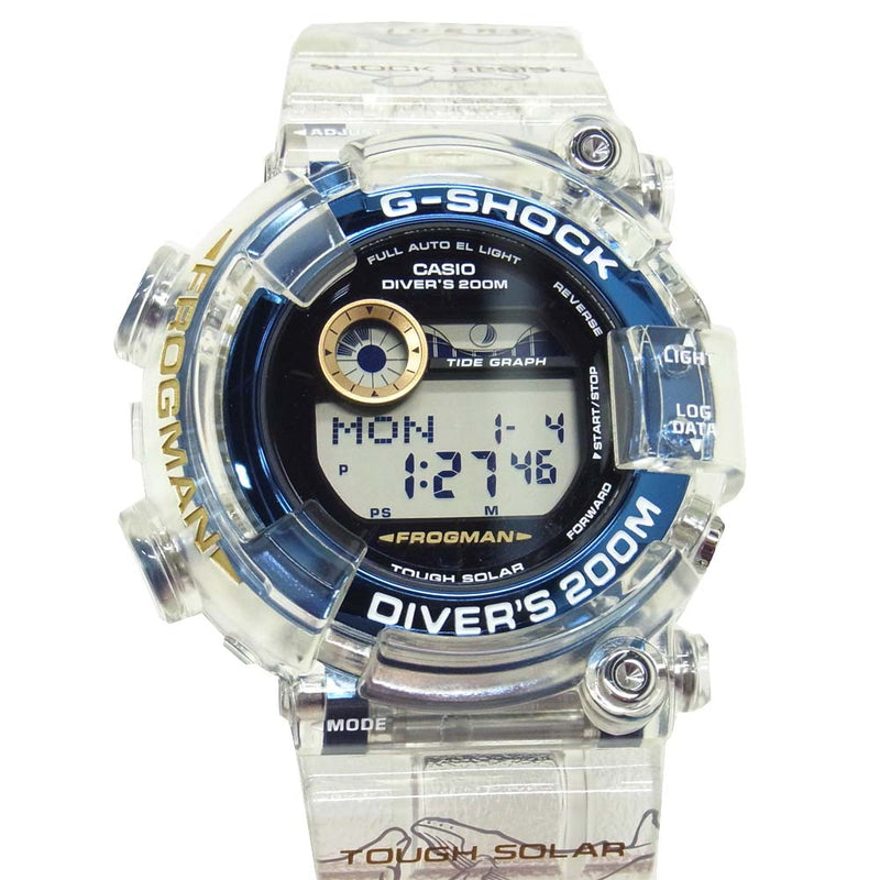 G-SHOCK ジーショック FROGMAN GF-8251-7JR イルクジ イルカクジラ フロッグマン 2019 25周年記念モデル  クリア系【極上美品】【中古】