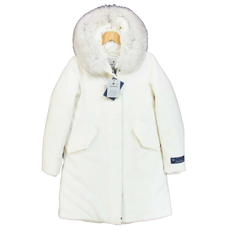 WOOLRICH ウールリッチ WWOU0281 CARNATION PARKA フード ロング ダウン コート ホワイト系  S【新古品】【未使用】【中古】