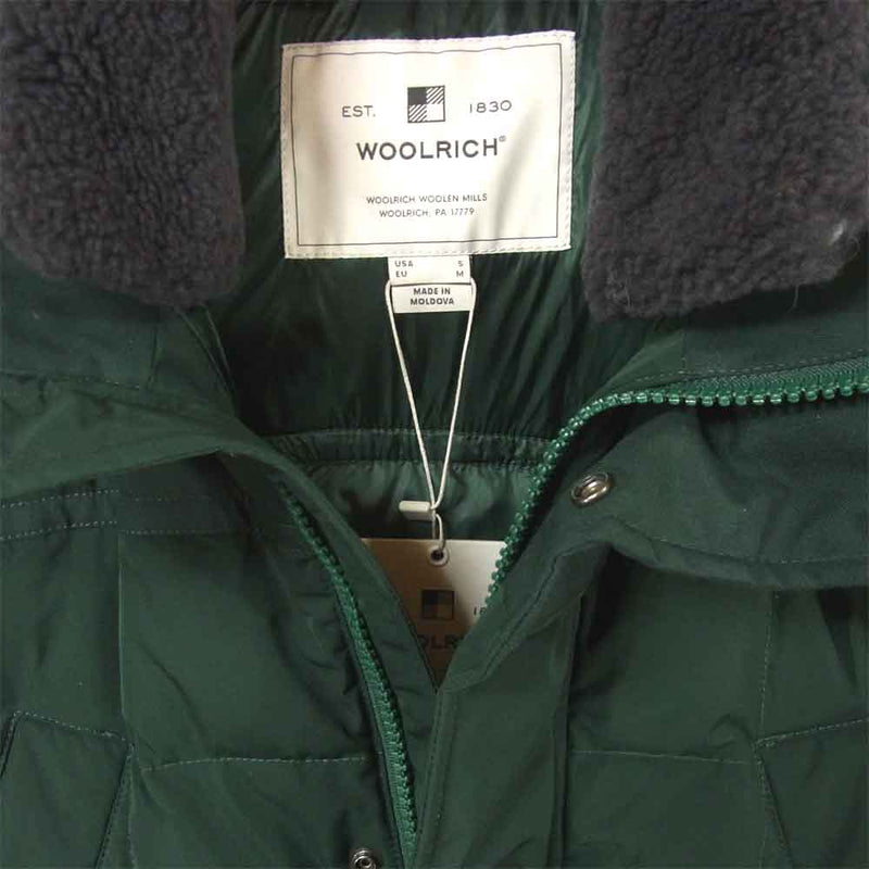 WOOLRICH ウールリッチ TETON BLIZZARD DOWN JACKET ティートン ダウンジャケット モスグリーン系 S【中古】