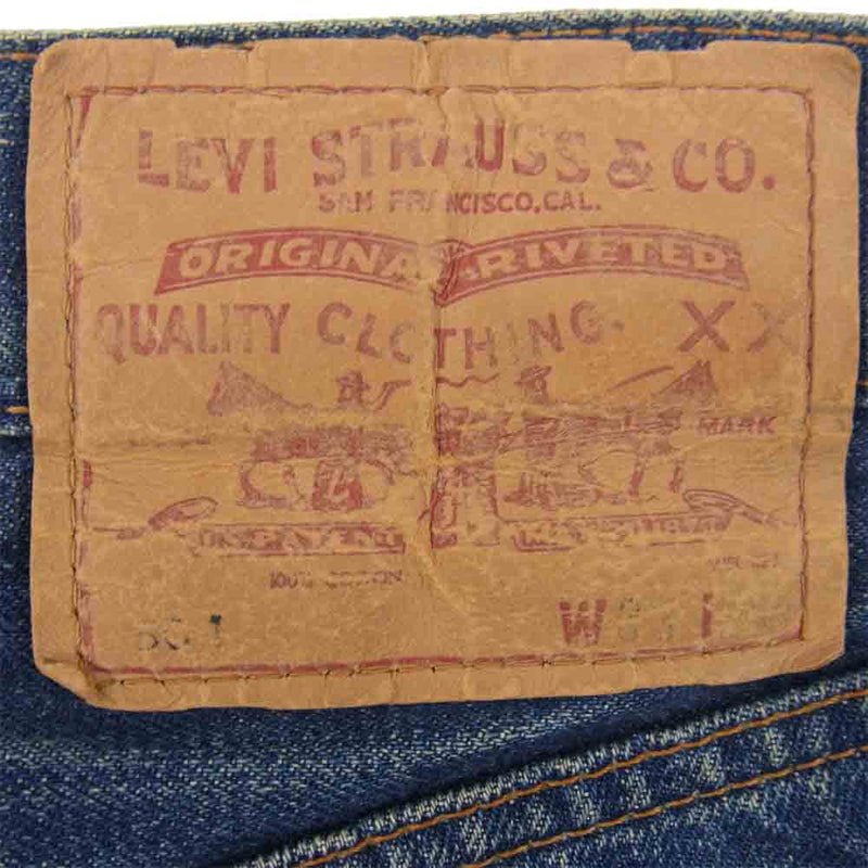 ライトブラウン/ブラック LEVI'S 501 BIG E 紙パッチ有り