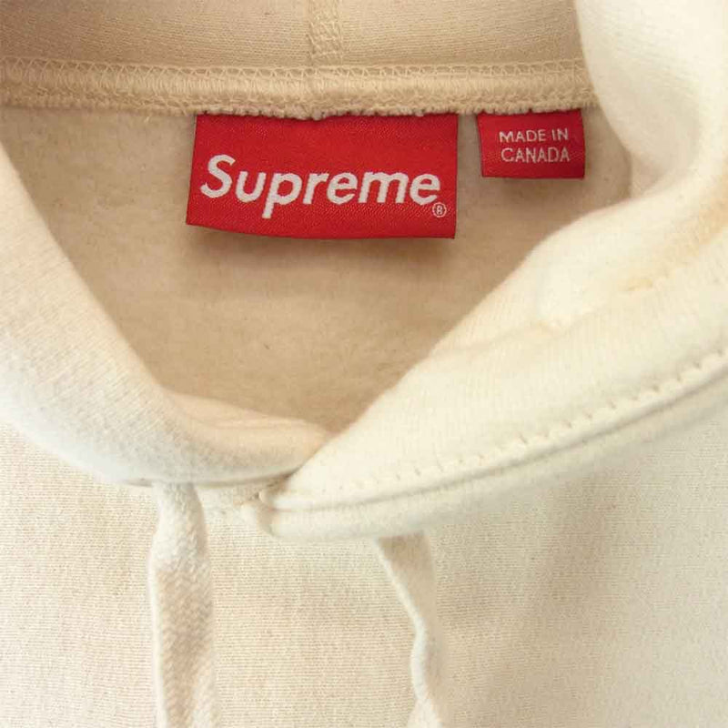 Supreme シュプリーム 20AW Cross Box Logo Hooded Sweatshirt Natural