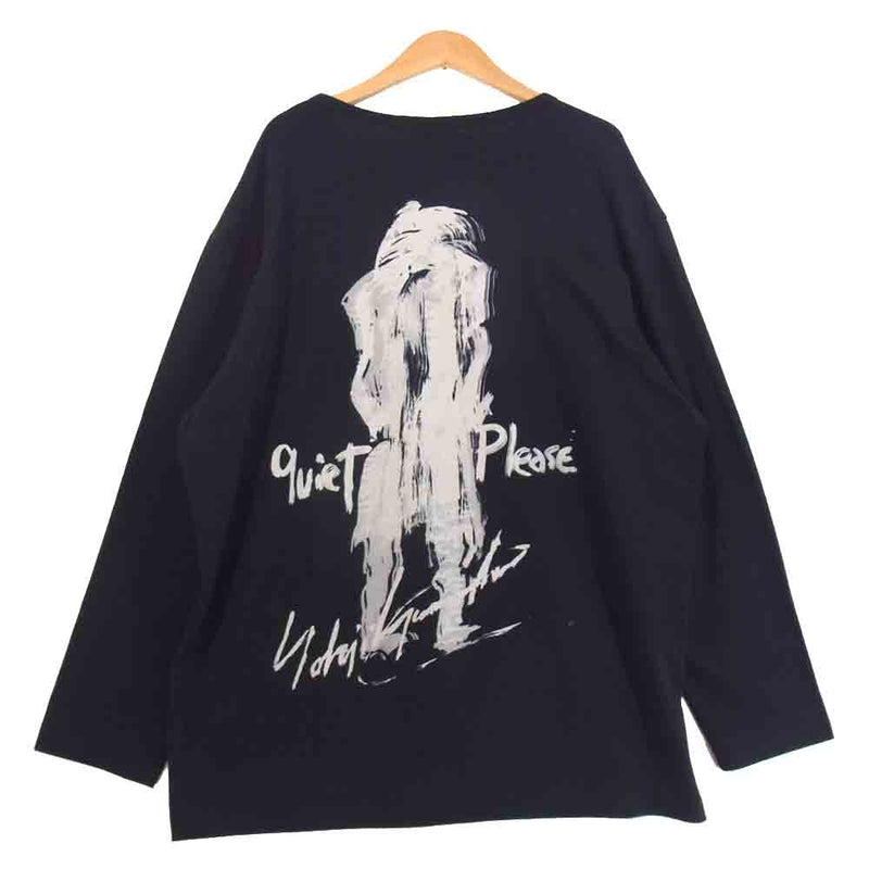 yohji yamamoto quiet pleaseアシンメトリーカーディガン 宅配便配送