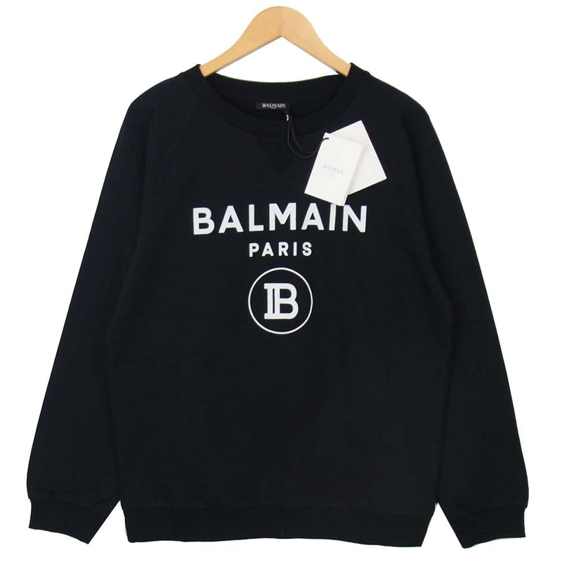 新品】大人気‼︎‼︎ BALMAINロゴプリントスエット-