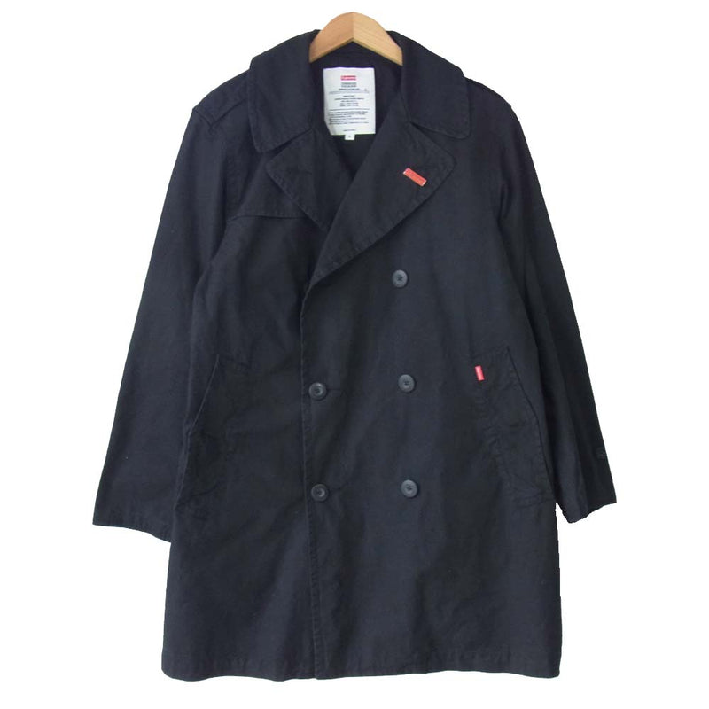 Supreme シュプリーム 20SS Military Trench Coat ミリタリートレンチコート ブラック系 S【中古】