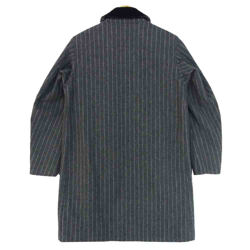 Barbour バブアー 1502167 SL BORDER Bonded Wool ジャケット グレー系 34【中古】