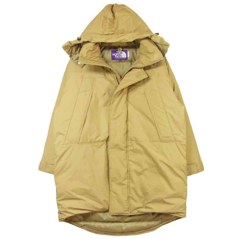 THE NORTH FACE ノースフェイス ND2064N パープルレーベル GORE-TEX INFINIUM Down Coat ゴアテックス  ダウンコート モンスター パーカー ベージュ系 S【中古】