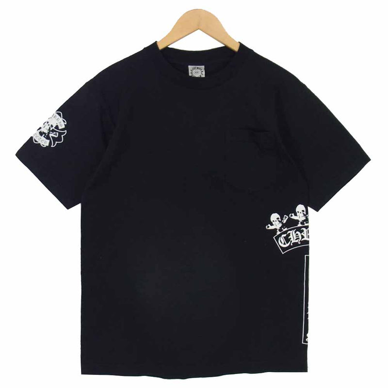 CHROME HEARTS クロムハーツ（原本無） フォティ ハリスティータ スカル プリント Tシャツ ブラック系 M【中古】