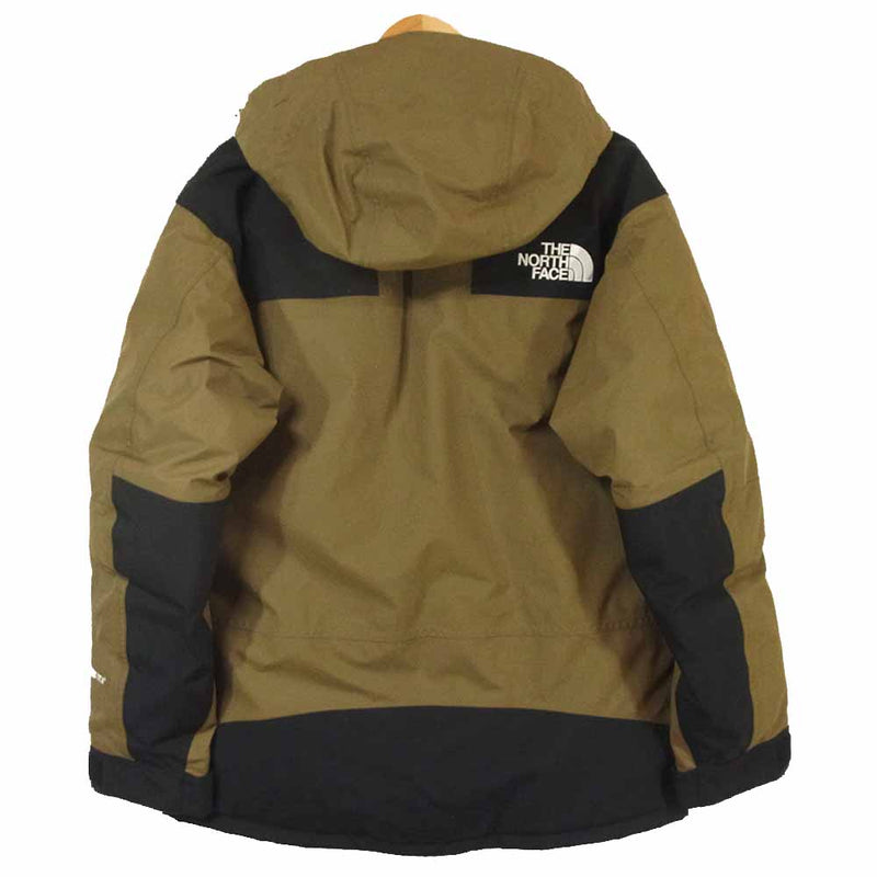 THE NORTH FACE ノースフェイス ND91837 Mountain Down Jacket マウンテン ダウン ジャケット BE ビーチ  グリーン【美品】【中古】