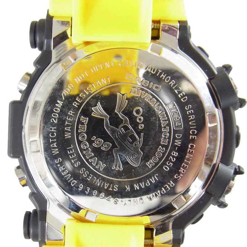 G-SHOCK ジーショック DW-8250 FROGMAN フロッグマン イエロー イエロー系【中古】