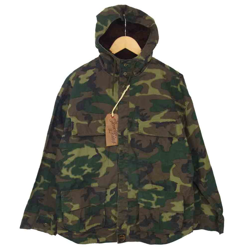 日本製 2ウェイ 【美品】TENDERLOIN BDU RIP STOP パーカー CAMO M