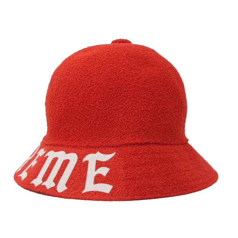 Supreme シュプリーム 20SS H50SS20 ｘ KANGOL カンゴール BERMUDA CASUAL HAT バルミューダ カジュアル  ハット レッド系 ホワイト系 L【新古品】【未使用】【中古】