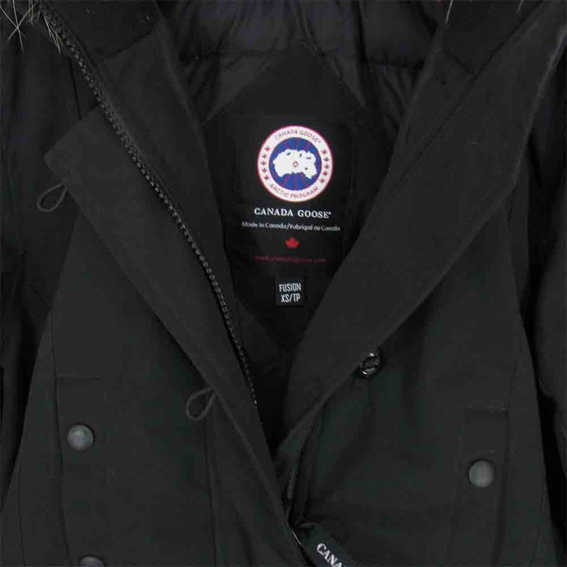 CANADA GOOSE カナダグース 2506LA KENSINGTON PARKA FF slimfit ケンジントン パーカー ブラック系  XS/TP【中古】