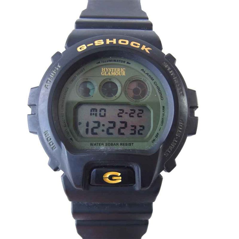 HYSTERIC GLAMOUR ヒステリックグラマー DW-6900FS G-SHOCK ジーショック 三つ目 デジタル ウォッチ  ブラック系【美品】【中古】