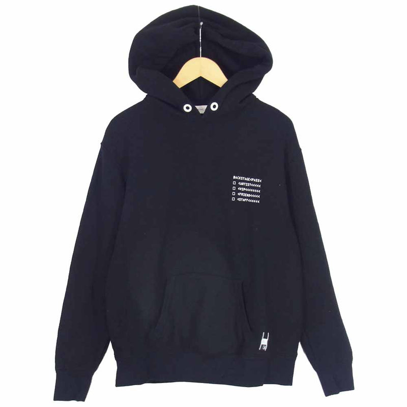 MONCLER モンクレール GENIUS 7 FRAGMENT HIROSHI FUJIWARA フラグメント MAGLIA プリント パーカー  ブラック系 M【中古】