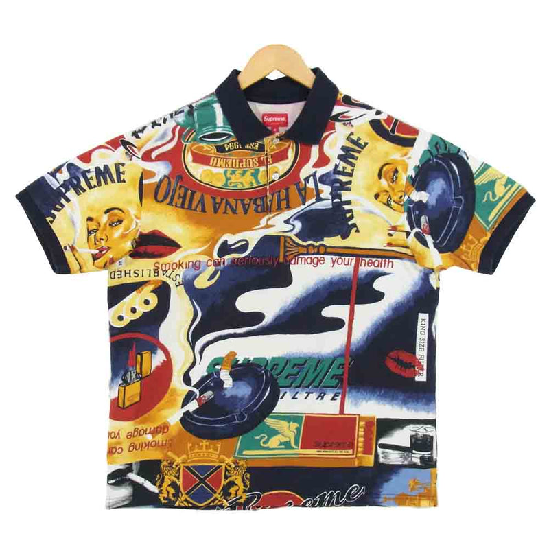 2022新作 Pre Autumn supreme polo filtre マルチカラー Lサイズ