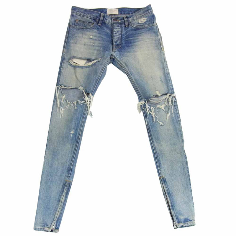 FEAR OF GOD フィアオブゴッド FOURTH Collection VINTAGE INDIGO JEAN フォースコレクション  ヴィンテージ インディゴ ジーンズ インディゴブルー系 28【中古】