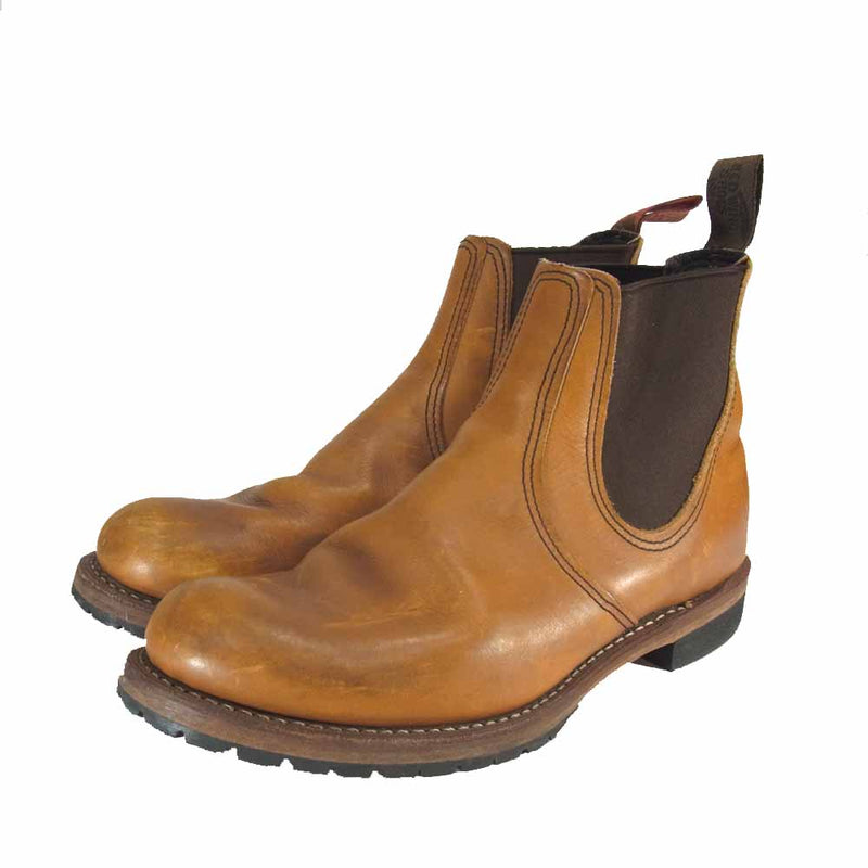 RED WING レッドウィング 2922 CHELSEA チェルシー サイドゴア ブーツ ライトブラウン系 26【中古】