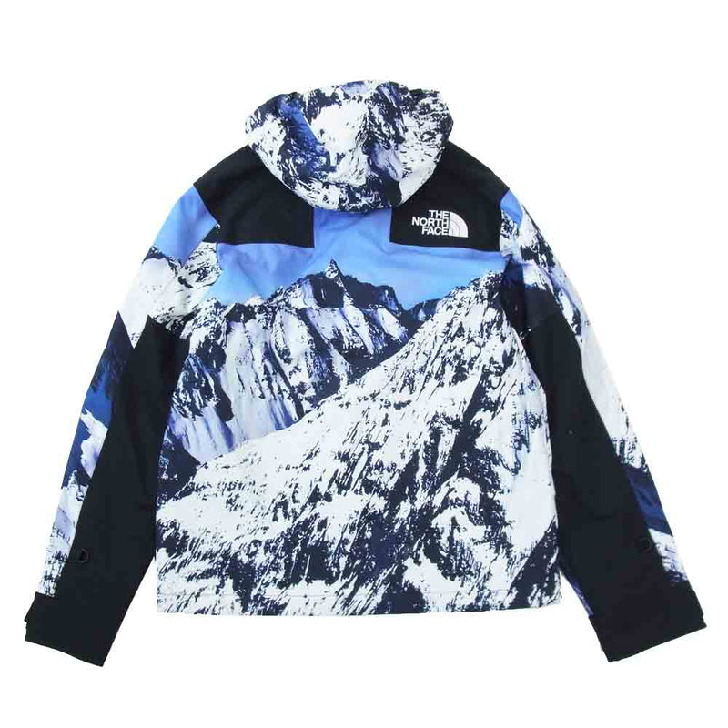 Supreme シュプリーム 17AW NP61701I × ノースフェイス THE NORTH FACE 国内正規品 Mountain Parka  雪山 マウンテン パーカー ホワイト系 ブルー系 S【中古】