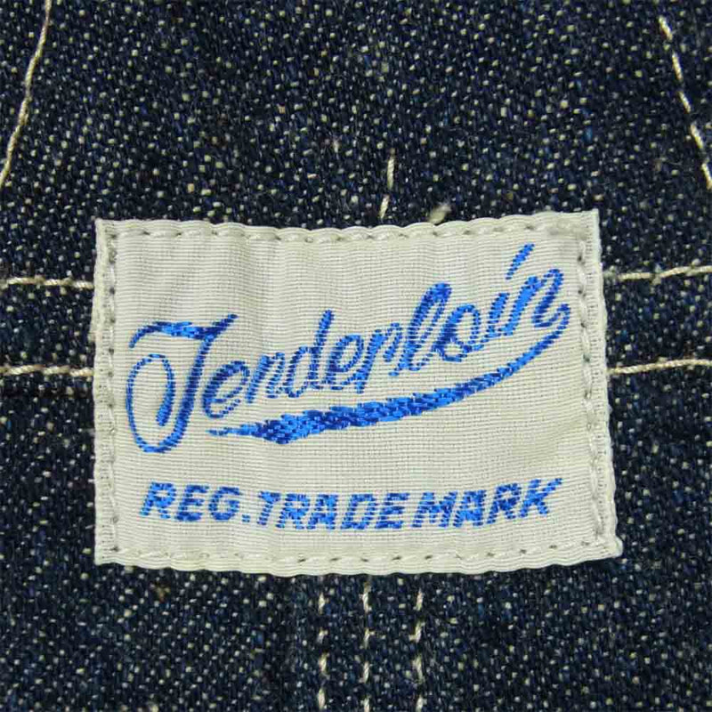 TENDERLOIN テンダーロイン T-OVERALLS オーバーオール サロペット デニム コットン インディゴブルー系 S【中古】