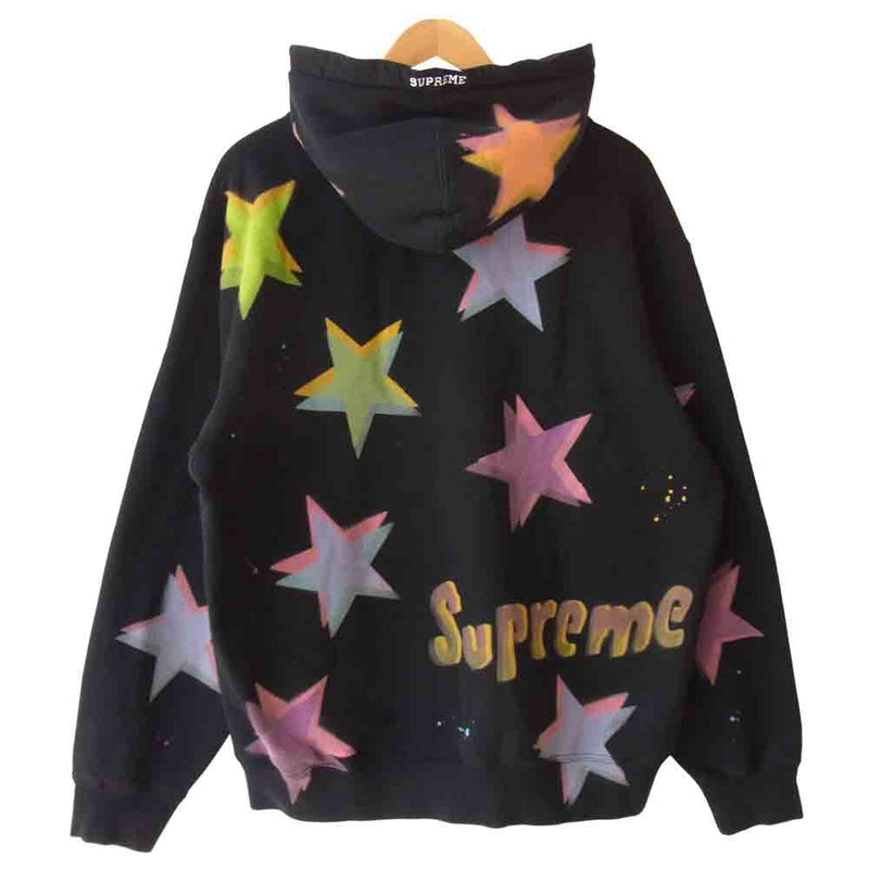 Supreme シュプリーム 21SS Gonz Stars Hooded Sweatshirt ゴンズ スターズ フーデッド スウェット シャツ  ブラック系 L【極上美品】【中古】