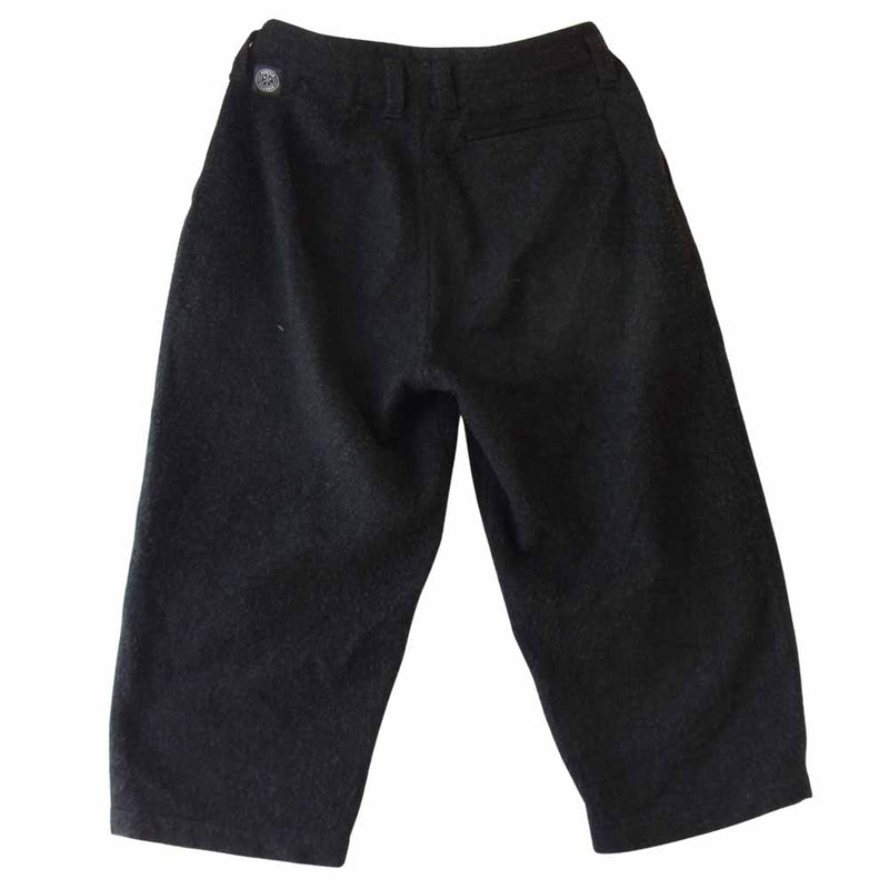 PORTER CLASSIC ポータークラシック WOOL & GAUZE WIDE PANTS ウール ガーゼ ワイド パンツ グレー系 XL【中古】