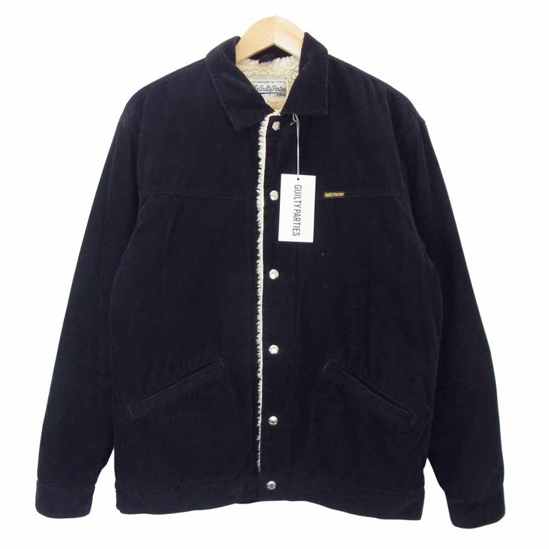 WACKO MARIA ワコマリア 17FW-WMO-BL56 CORDUROY JKT TYPE-1 コーデュロイ ボア ジャケット パープル系  L【新古品】【未使用】【中古】