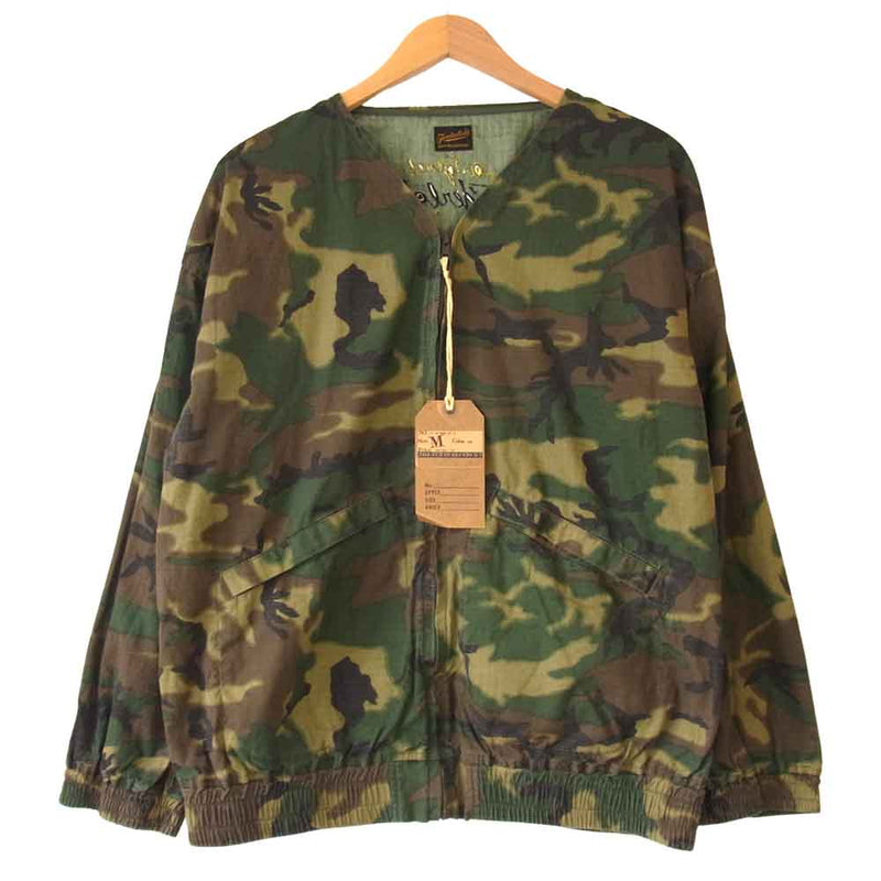 TENDERLOIN テンダーロイン 20SS ZIP UP WORK JKT U CAMO カモ ワーク ジャケット カーキ系 M【美品】【中古】