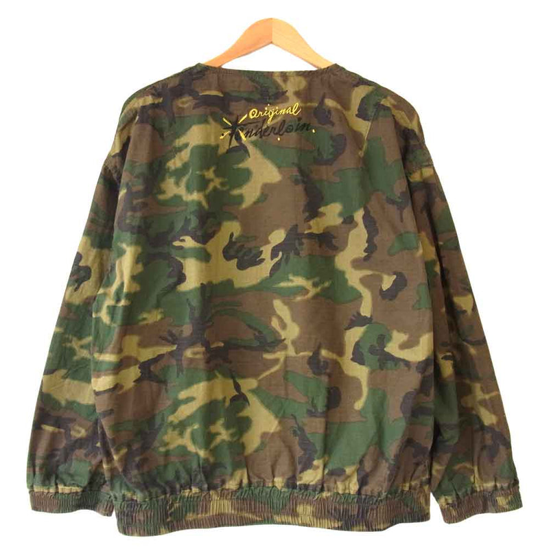 TENDERLOIN テンダーロイン 20SS ZIP UP WORK JKT U CAMO カモ ワーク ジャケット カーキ系 M【美品】【中古】