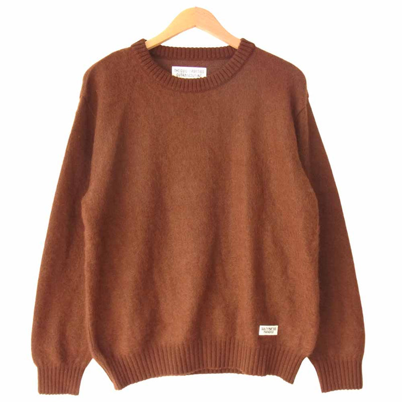 WACKO MARIA MOHAIR CREW NECK SWEATER | eclipseseal.com