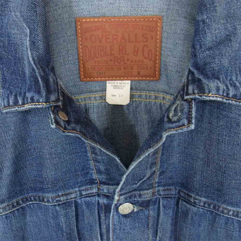 RRL ダブルアールエル DENIM JACKET 2nd デニム ジャケット インディゴブルー系 S【美品】【中古】