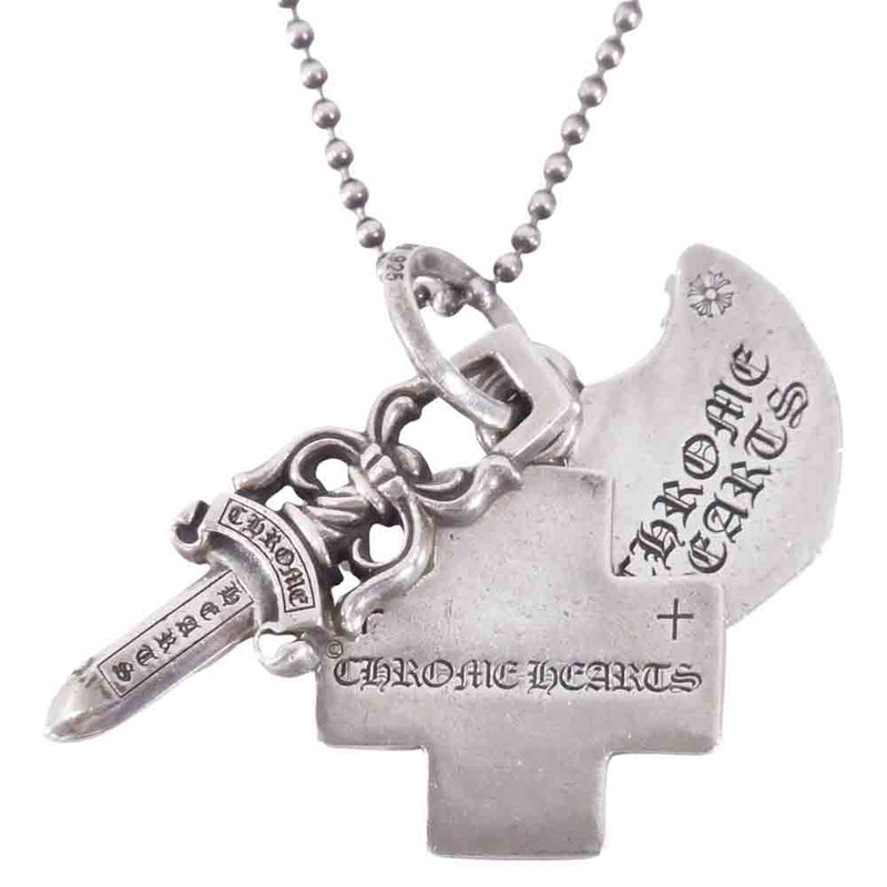 CHROME HEARTS クロムハーツ 3TRINKETS 3トリンケッツ ネックレス