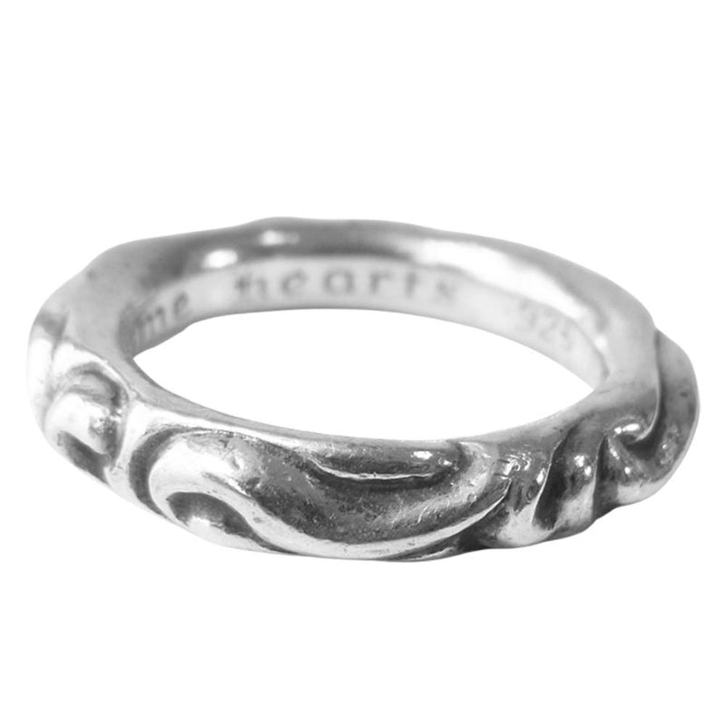 CHROME HEARTS クロムハーツ（原本無） スクロール バンド リング シルバー系 15号程度【中古】