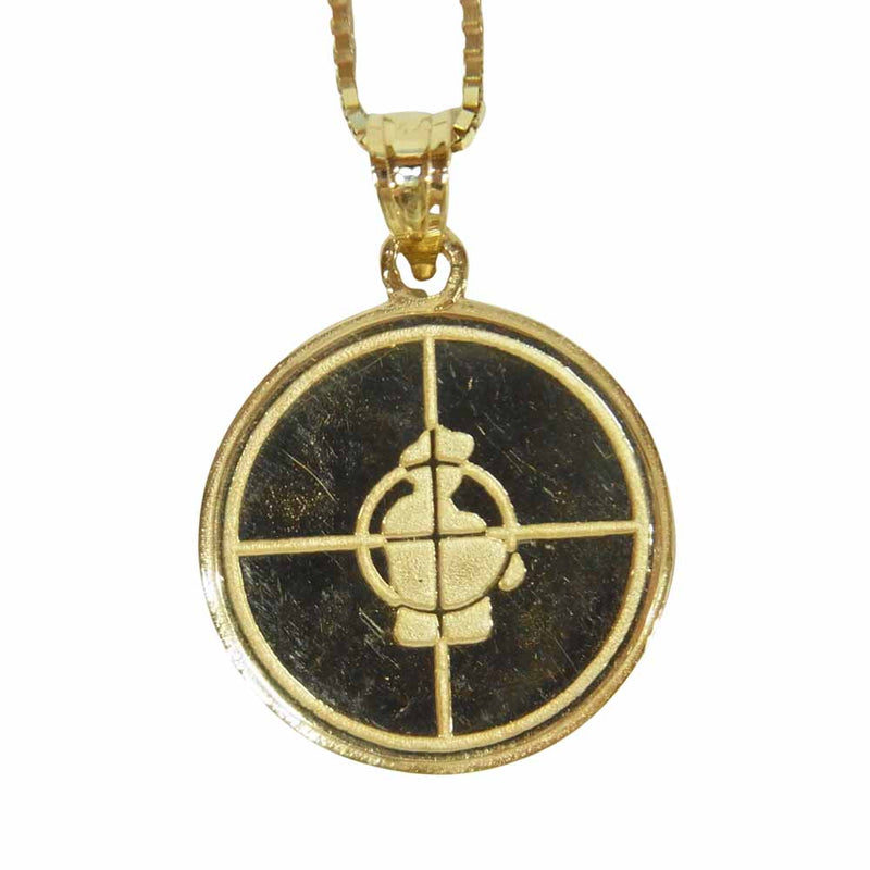 Supreme シュプリーム 18SS アンダーカバー UNDERCOVER Public Enemy 14K Gold Pendant  パブリックエネミー 金 ペンダント ネックレス ゴールド系【中古】