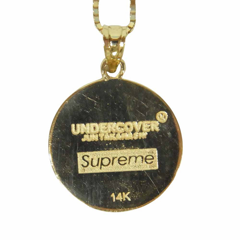 Supreme シュプリーム 18SS アンダーカバー UNDERCOVER Public Enemy 14K Gold Pendant  パブリックエネミー 金 ペンダント ネックレス ゴールド系【中古】