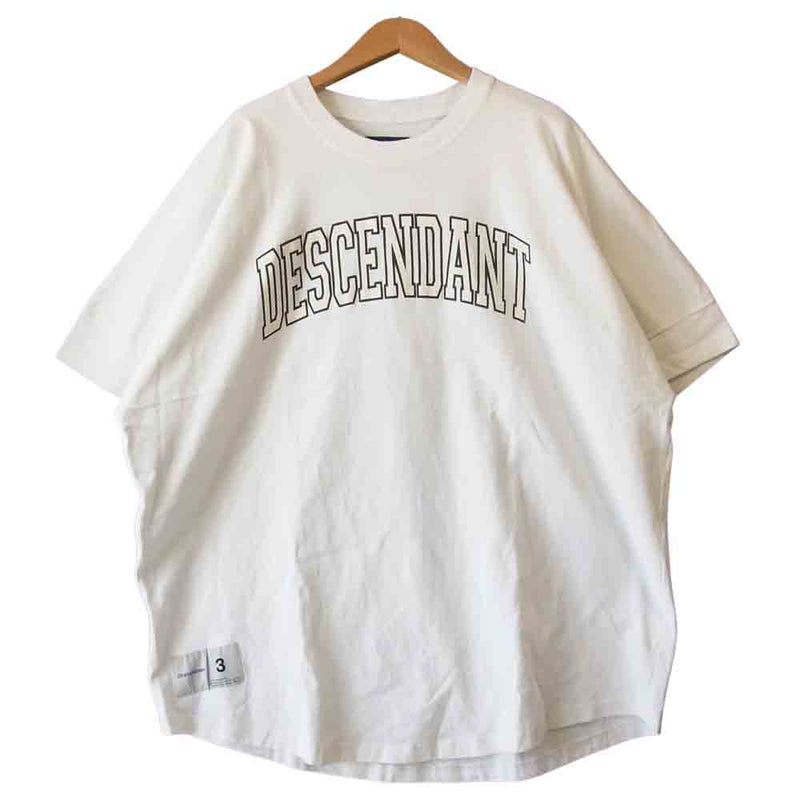 DESCENDANT ディセンダント 19SS 191ATDS-CSM16 CETUS JERSEY SS カレッジ ロゴ ケートス ジャー