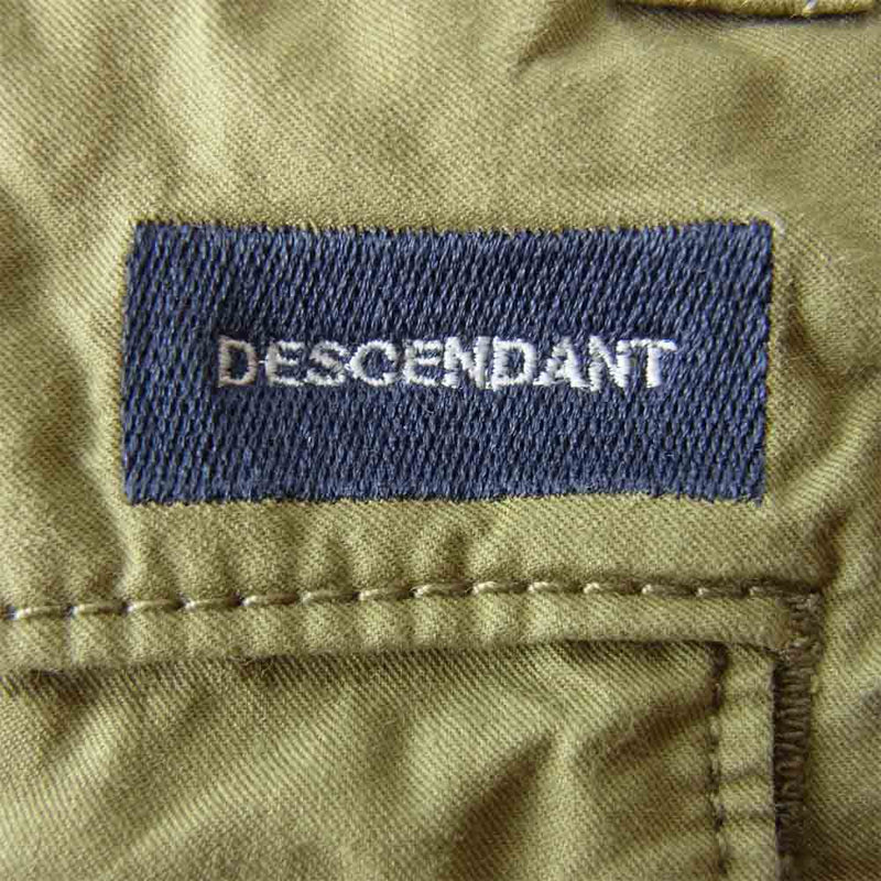 DESCENDANT ディセンダント 19AW 192WVDS-PTM05 CARGO WEATHER TROUSERS カーゴ ウェザー トラウザー  パンツ カーキ系 2【中古】