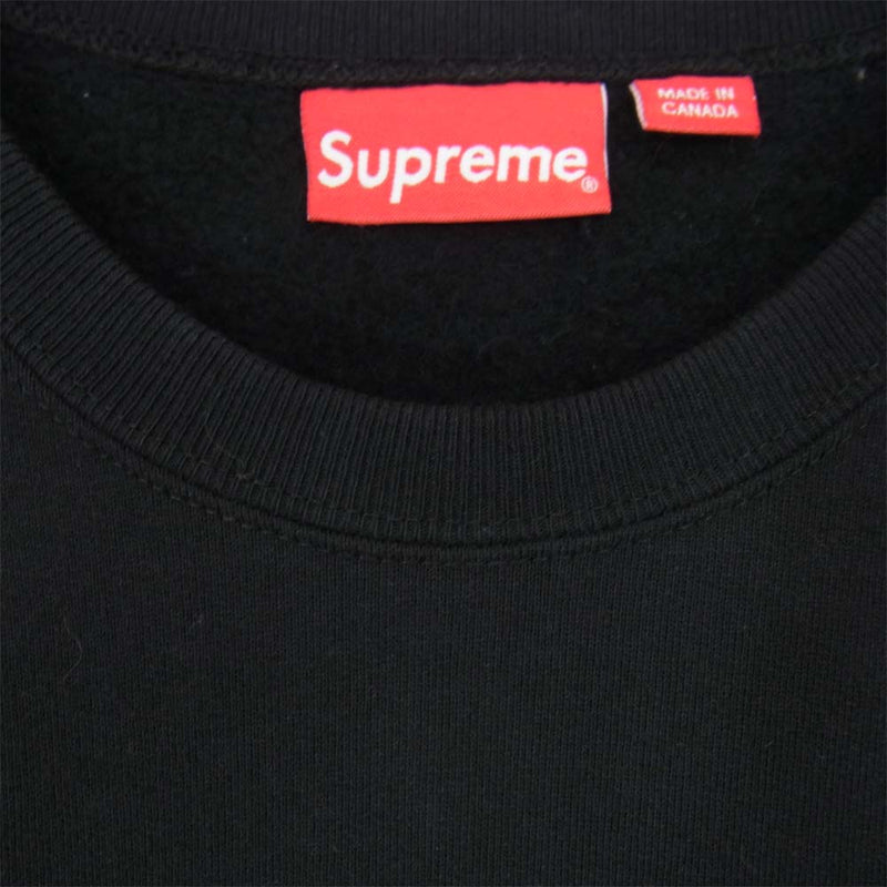 Supreme シュプリーム 16SS Panelled Crewneck ロゴ 切替 スウェット