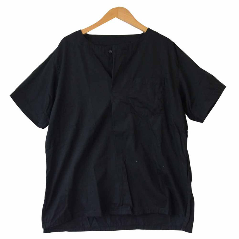 Engineered Garments エンジニアードガーメンツ MED Shirt メディカル シャツ 1B プルオーバー Black ブラック系  S【中古】