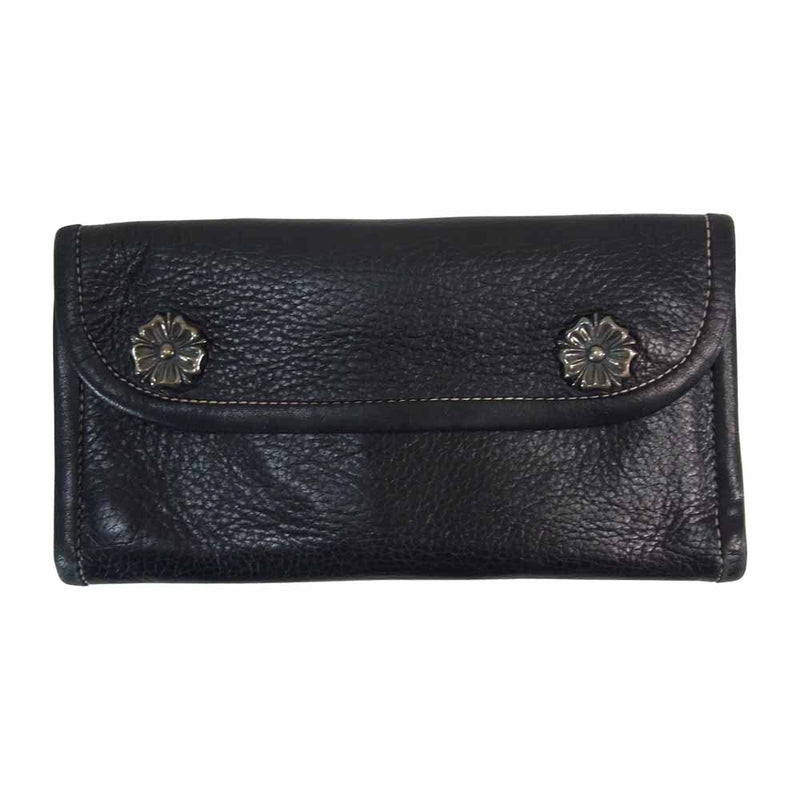 BILL WALL LEATHER ビルウォールレザー チェリーブロッサム カスタム レザー ウォレット 桜 ブラック系【中古】