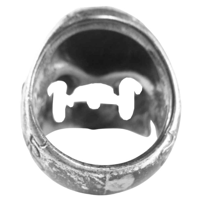 RAT RACE ラットレース STANDARD SKULL RING スタンダード スカル リング シルバー系 16～17号程度【中古】