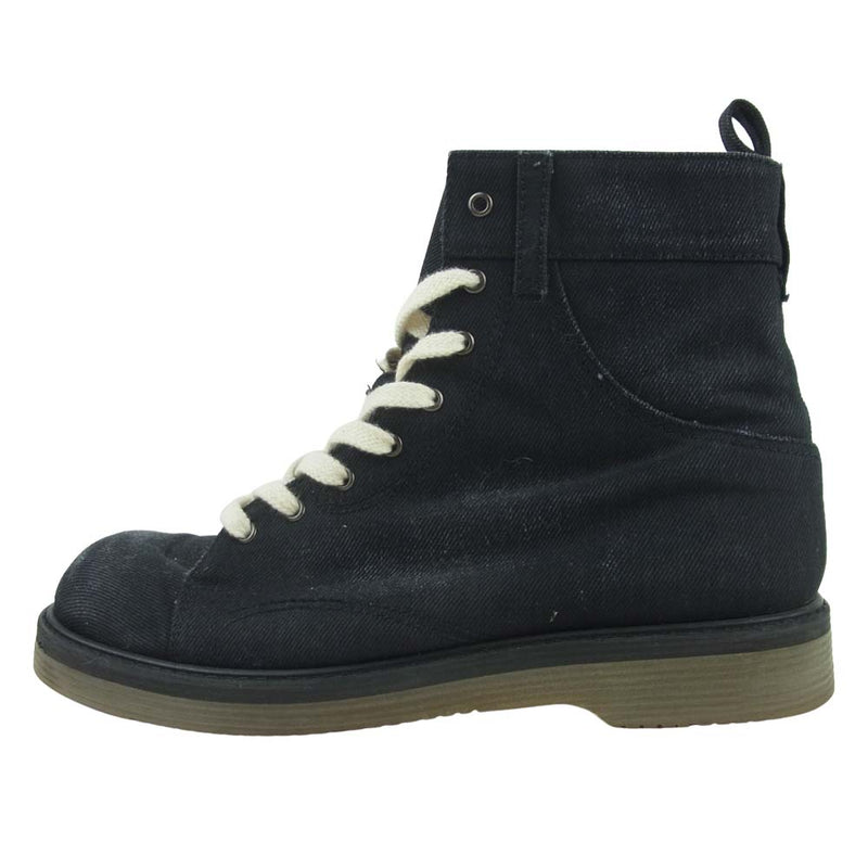 glamb グラム GB0318-AC01 Slinky denim boots スリンキー デニム ブーツ 日本製 ブラック系 2【中古】