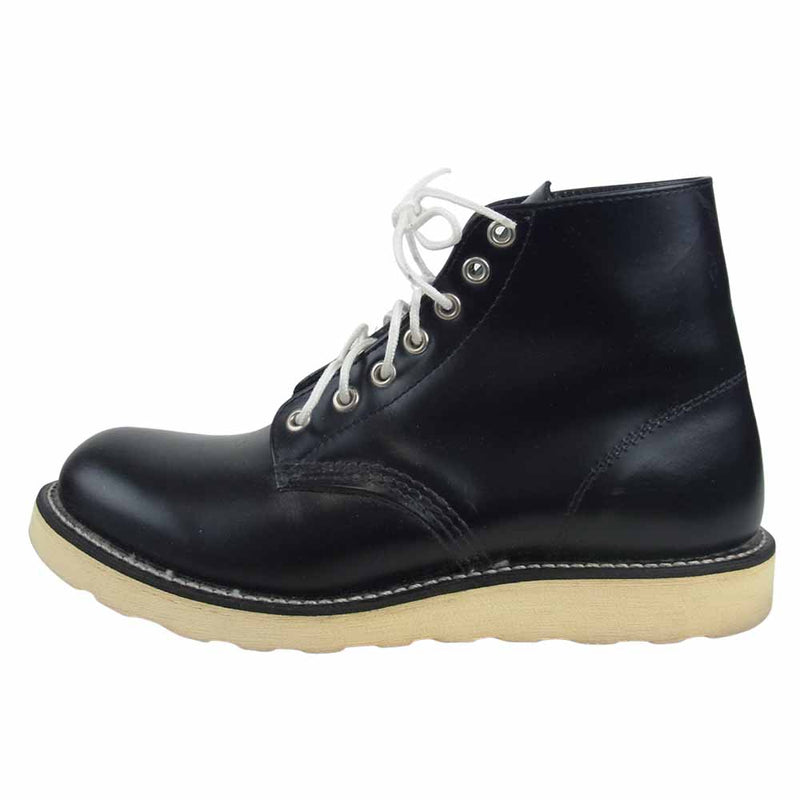 RED WING レッドウィング 8823 FREAKS STORE 別注 Classic Round Toe フリークスストア クラシック ラウンド  トゥ ガラスレザー アイリッシュセッター ブーツ ブラック系 25㎝【中古】