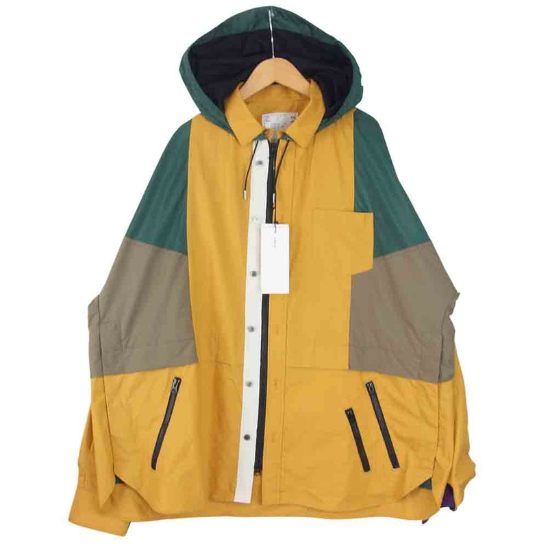 新品タグ付】sacai サカイ コットンシャツジャケット-