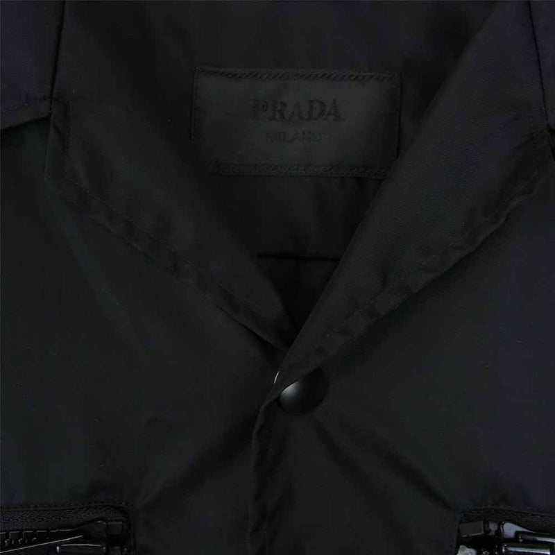 PRADA プラダ 19AW SC491 S192 I18 ロゴプレート ナイロン オーバー