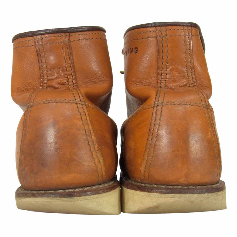 RED WING レッドウィング 9875 Irish Setter アイリッシュセッター 犬タグ モックトゥ ブーツ ブラウン系 6 1/2E【中古】