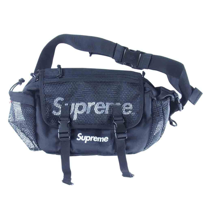 限定Ｗ特典付属 supreme Waist Bag 18ss BLACK ウェストバッグ - 通販