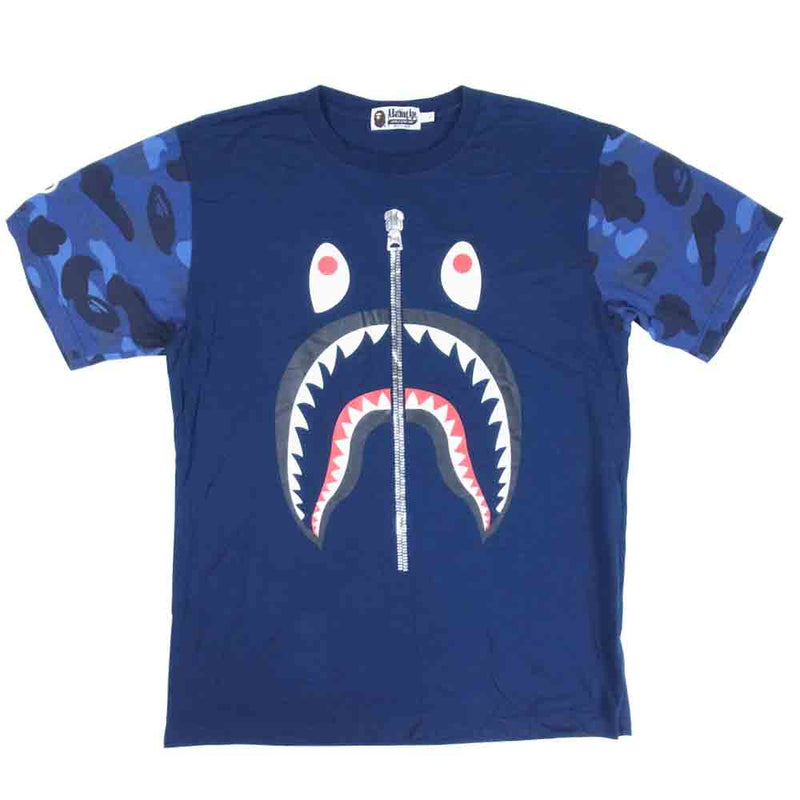 WEB限定デザイン アベイシングエイプA BATHING APE□SHARK TEEシャーク