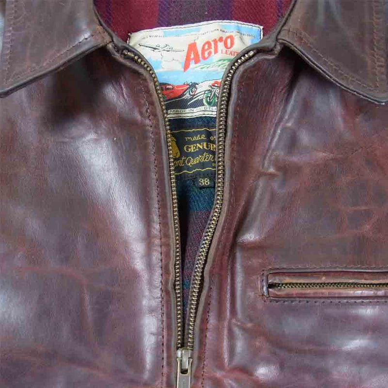 AERO LEATHER エアロレザー ハイウェイマン ホースハイド シングル